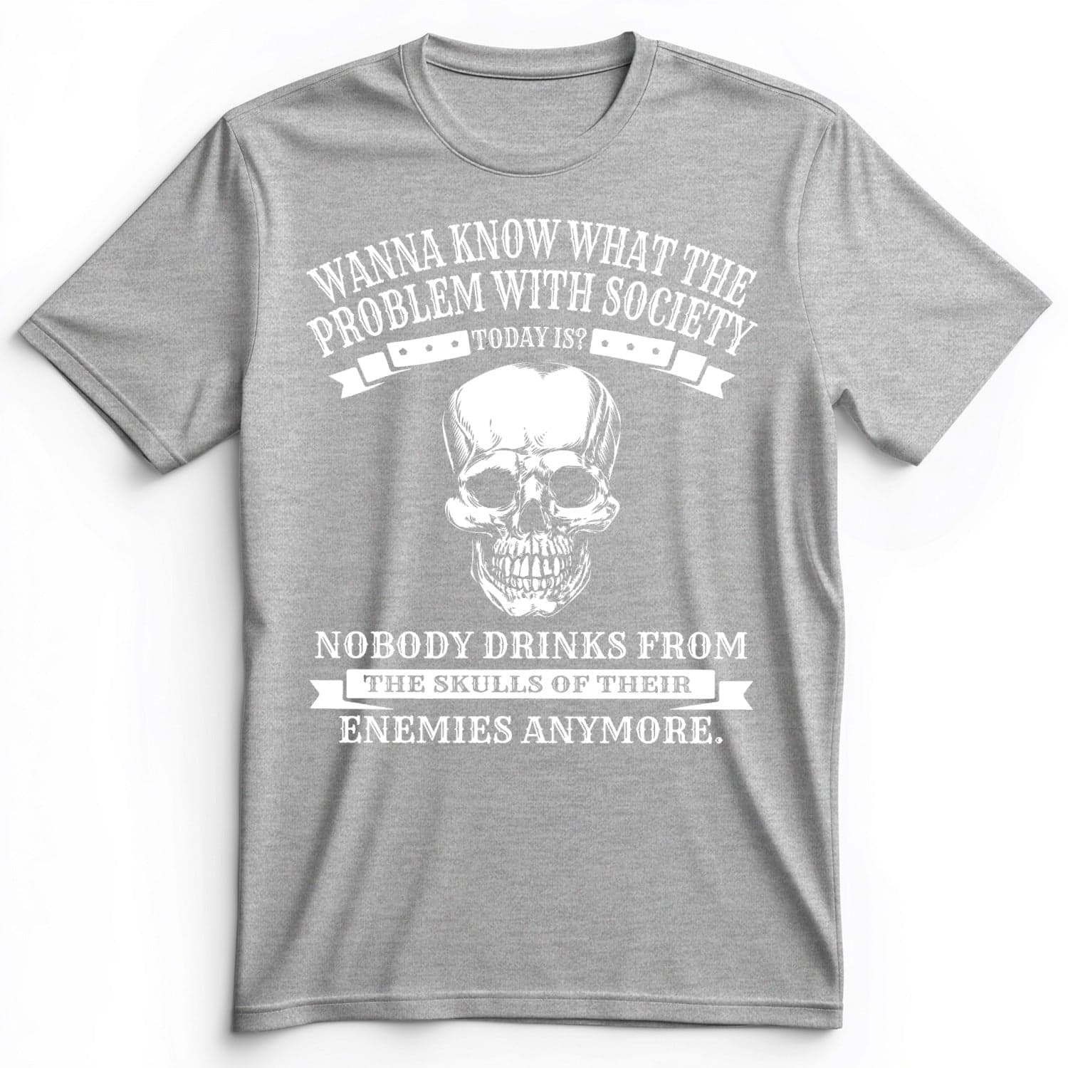 Skulls Of Their Enemies Premium Tee Athletic Heather / S