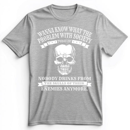 Skulls Of Their Enemies Premium Tee Athletic Heather / S