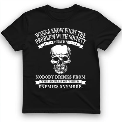 Skulls of Their Enemies T-Shirt Black / S