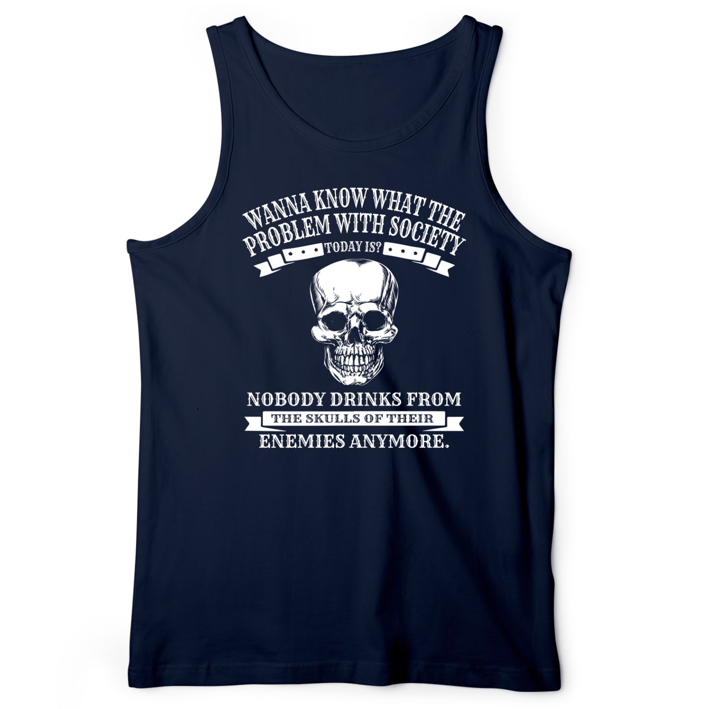 Skulls Of Their Enemies Tank Navy / XS