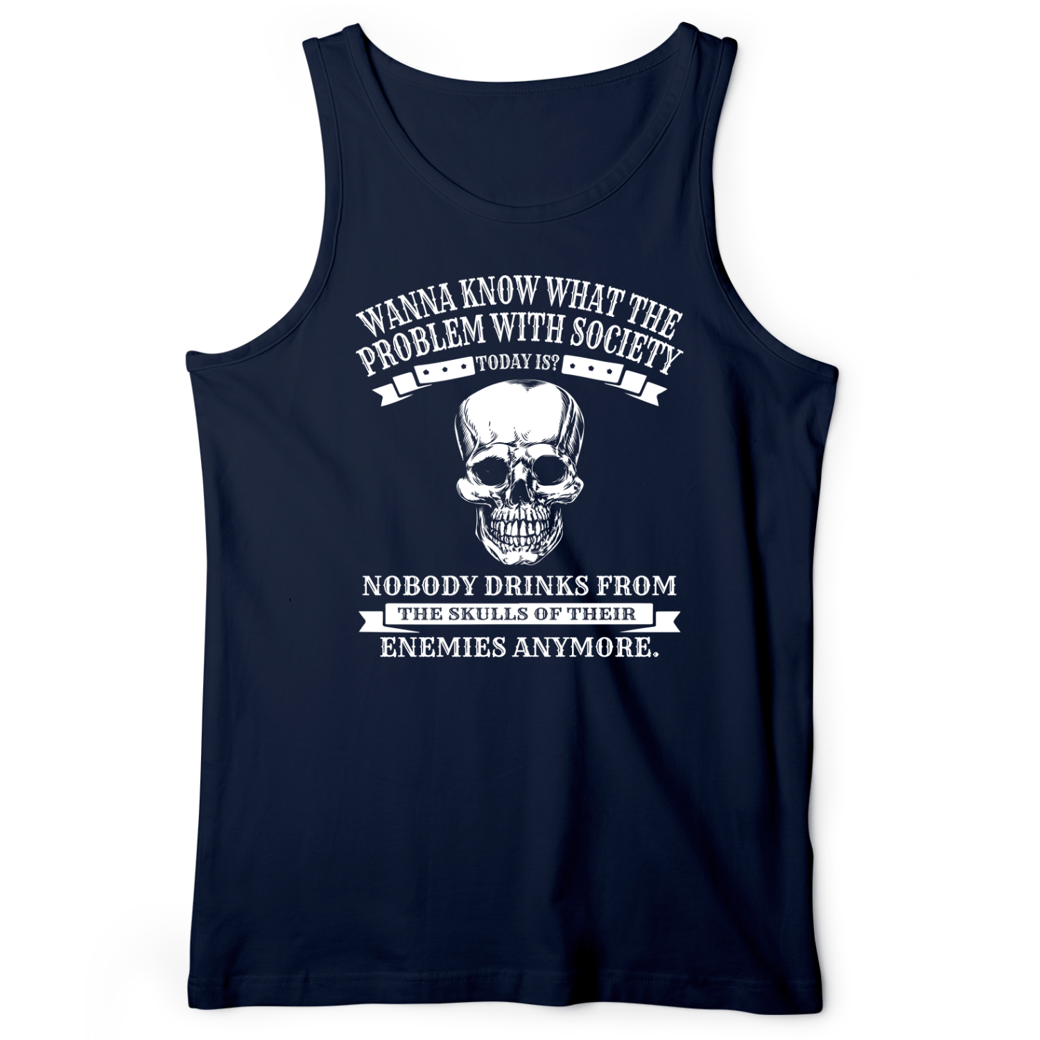 Skulls Of Their Enemies Tank Navy / XS
