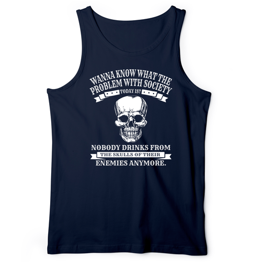 Skulls Of Their Enemies Tank Navy / XS