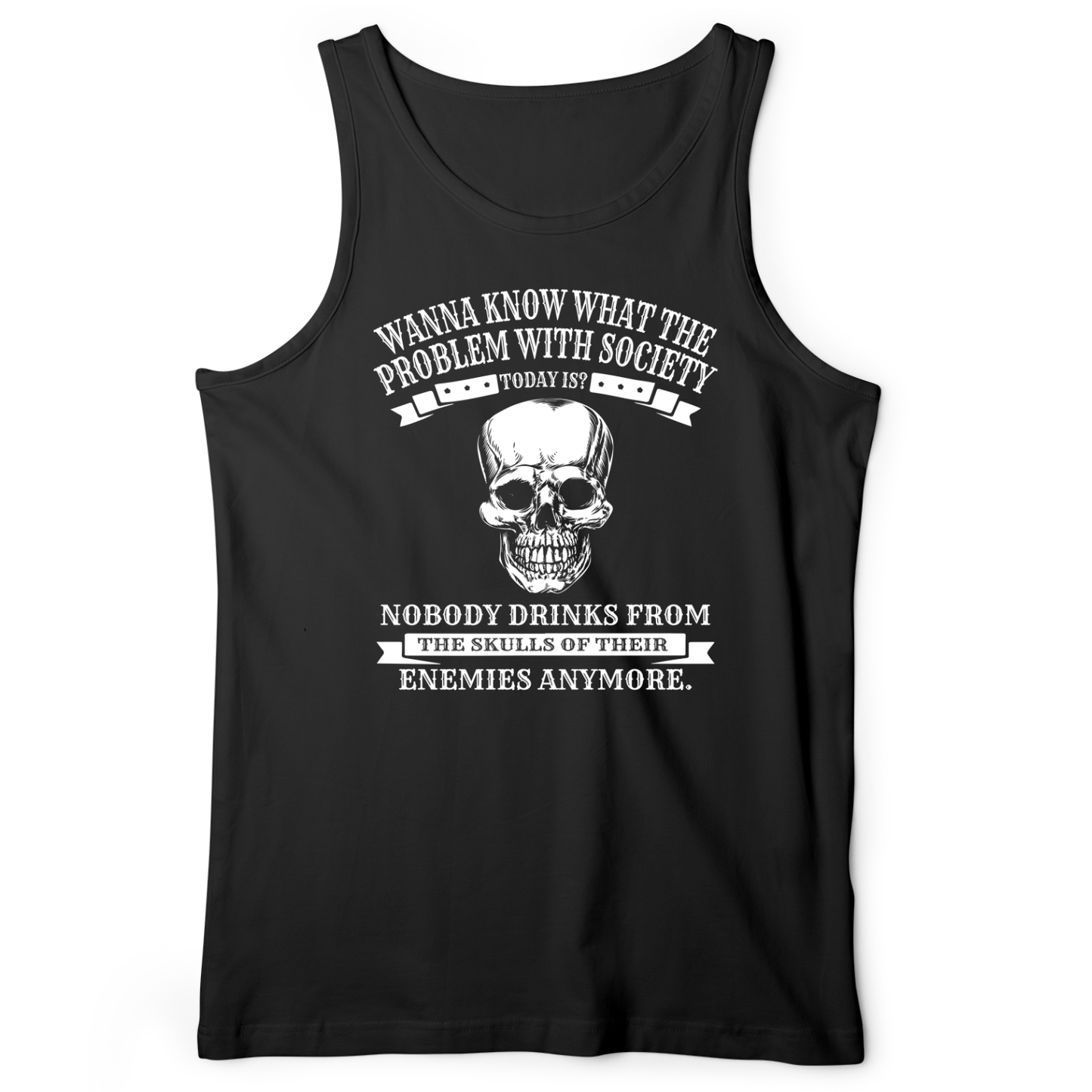 Skulls Of Their Enemies Tank Black / XS