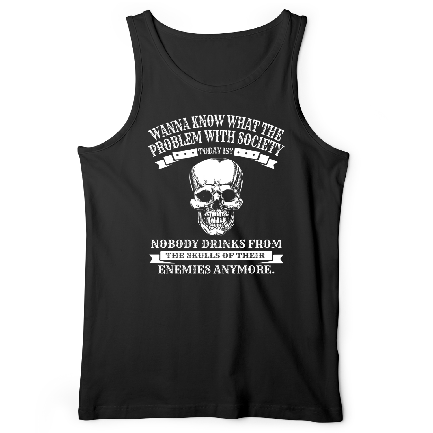 Skulls Of Their Enemies Tank Black / XS