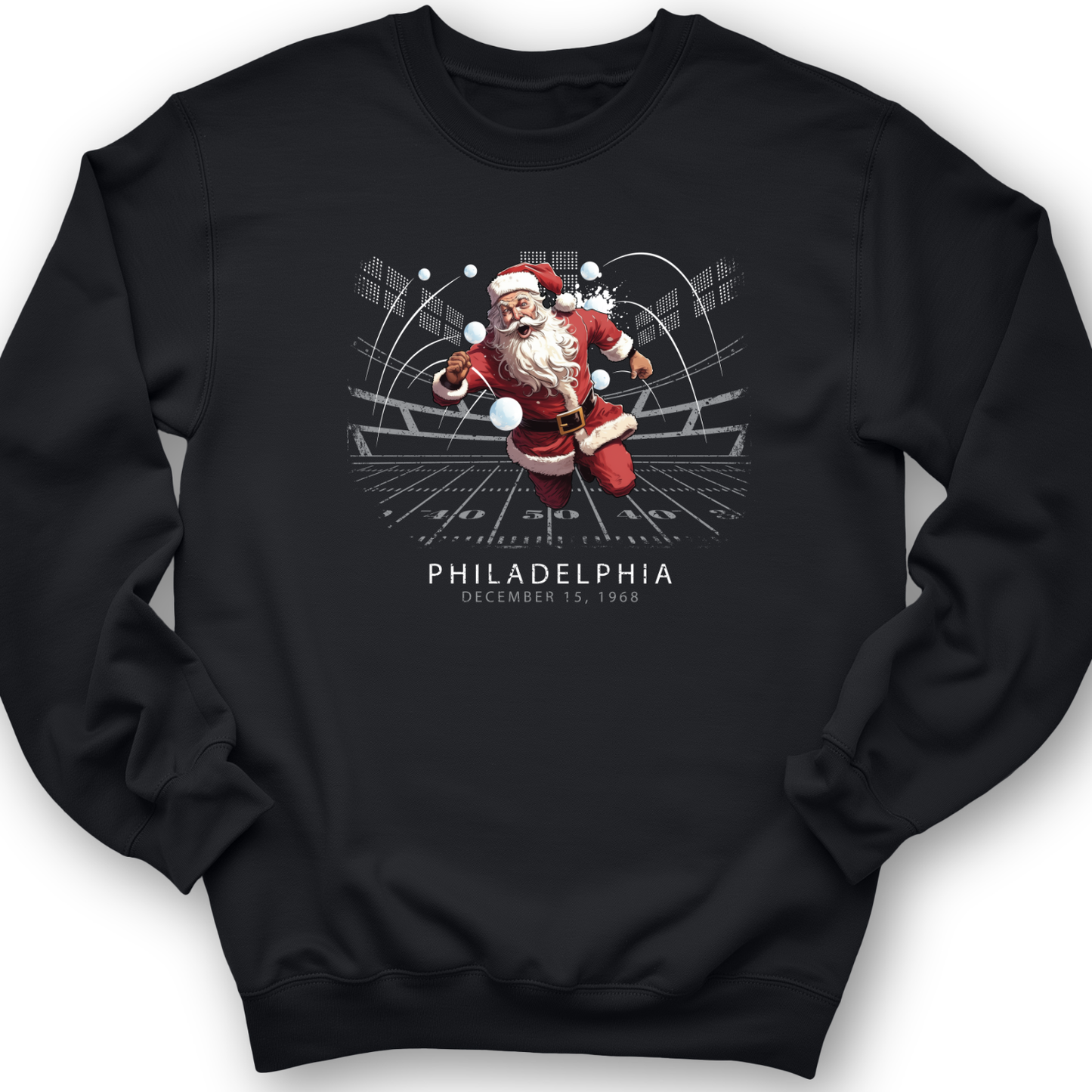 Snowballs at Santa Crewneck Black / S