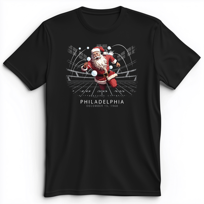 Snowballs at Santa Premium Tee Black / S