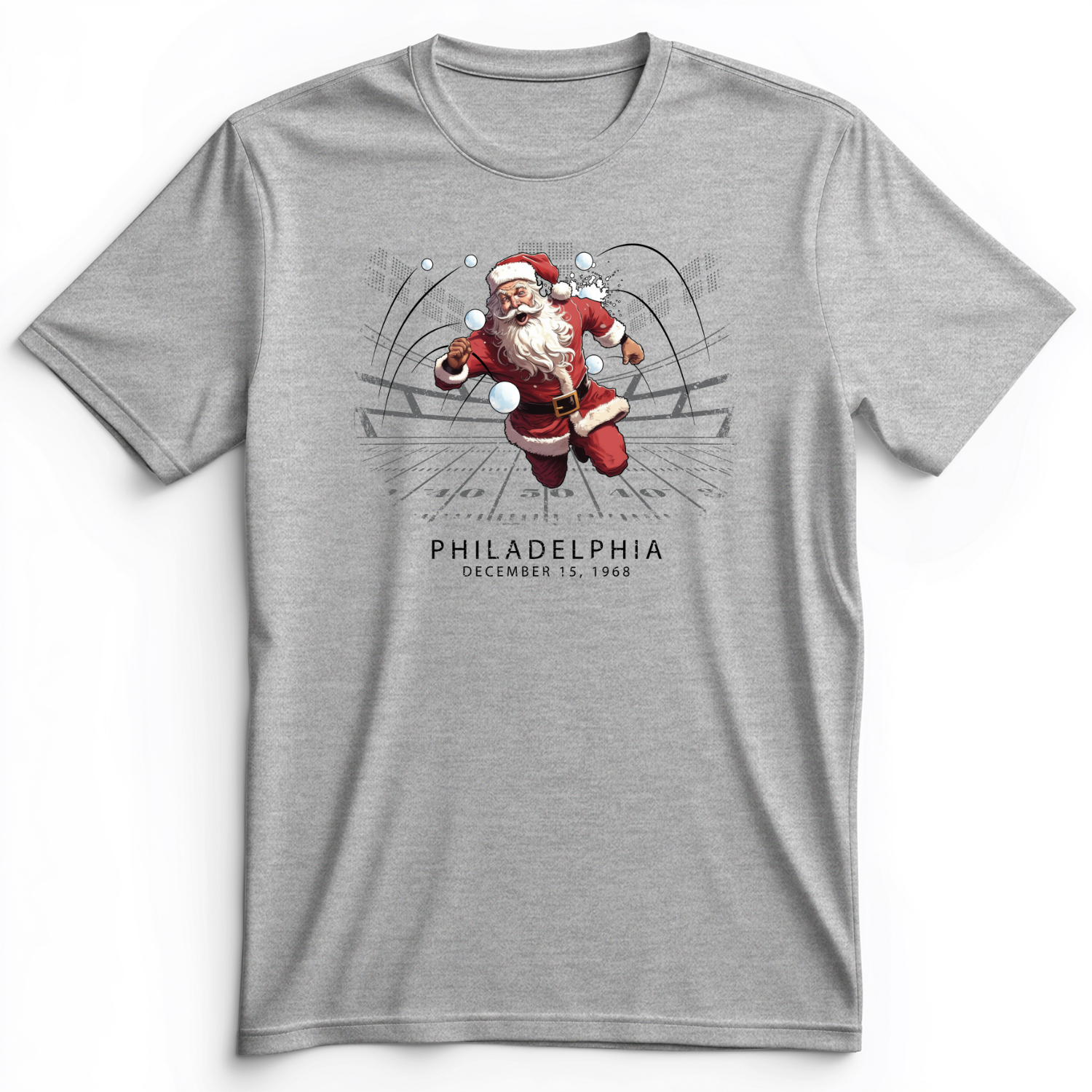Snowballs at Santa Premium Tee Athletic Heather / S