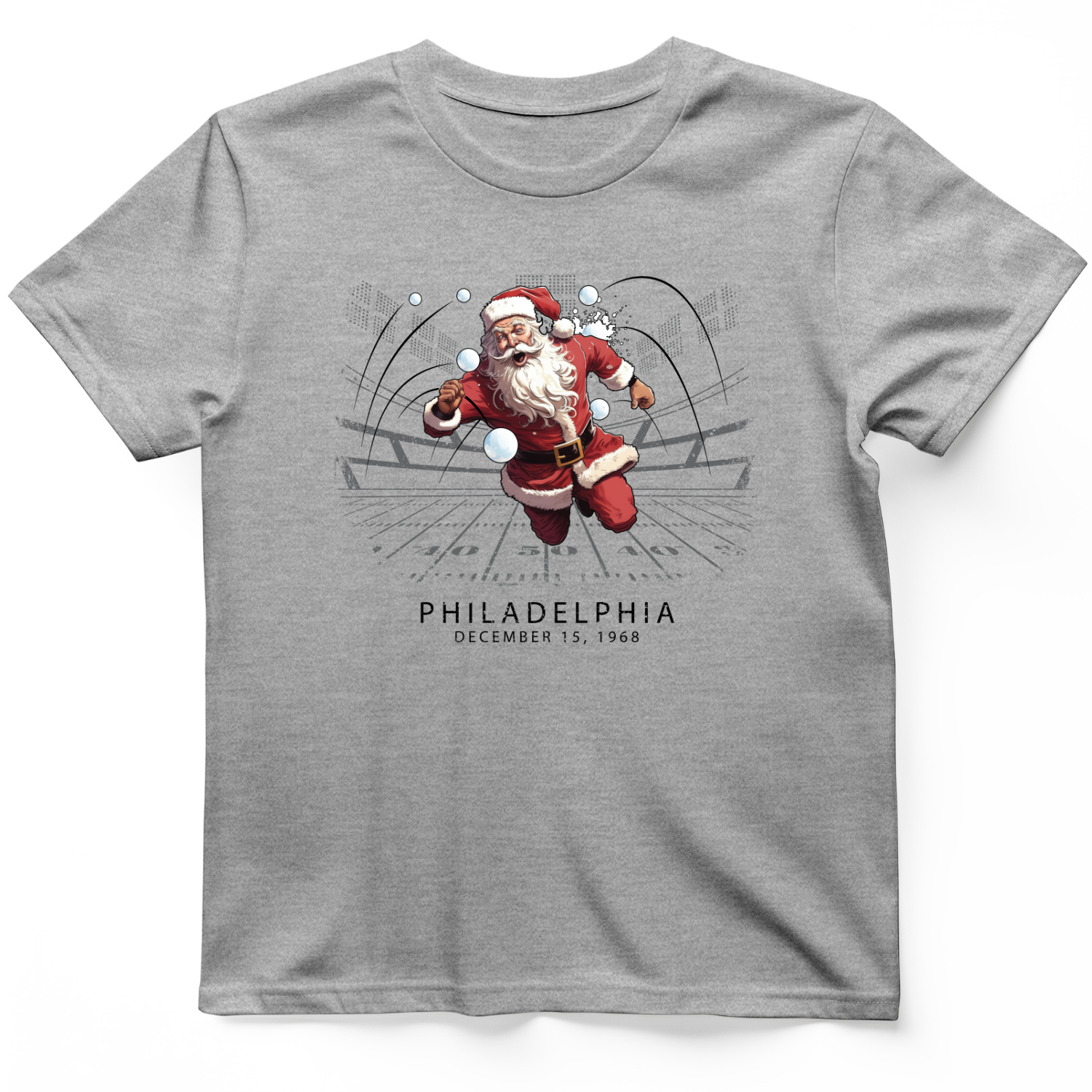 Snowballs at Santa T-Shirt Sport Grey / S