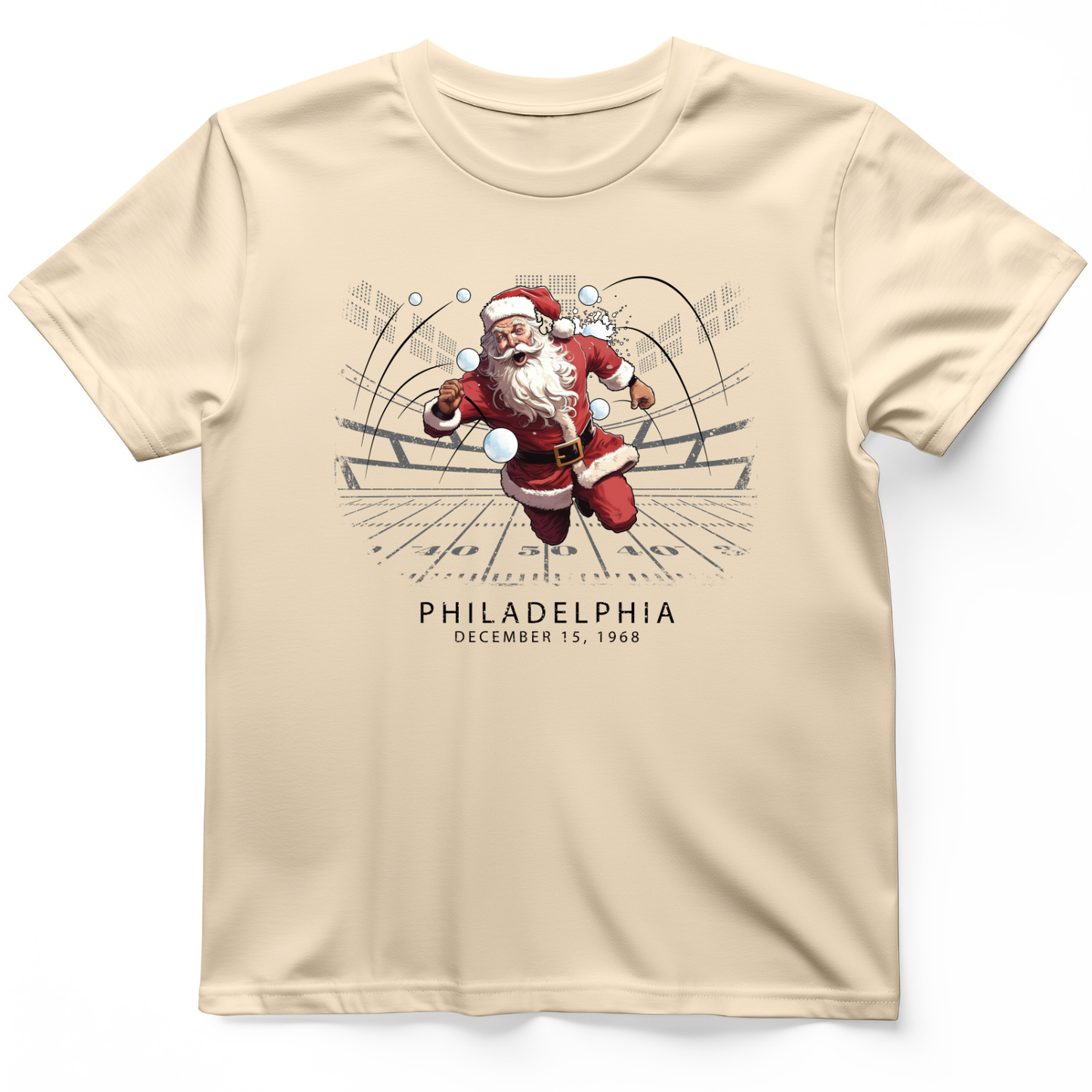 Snowballs at Santa T-Shirt Natural / S