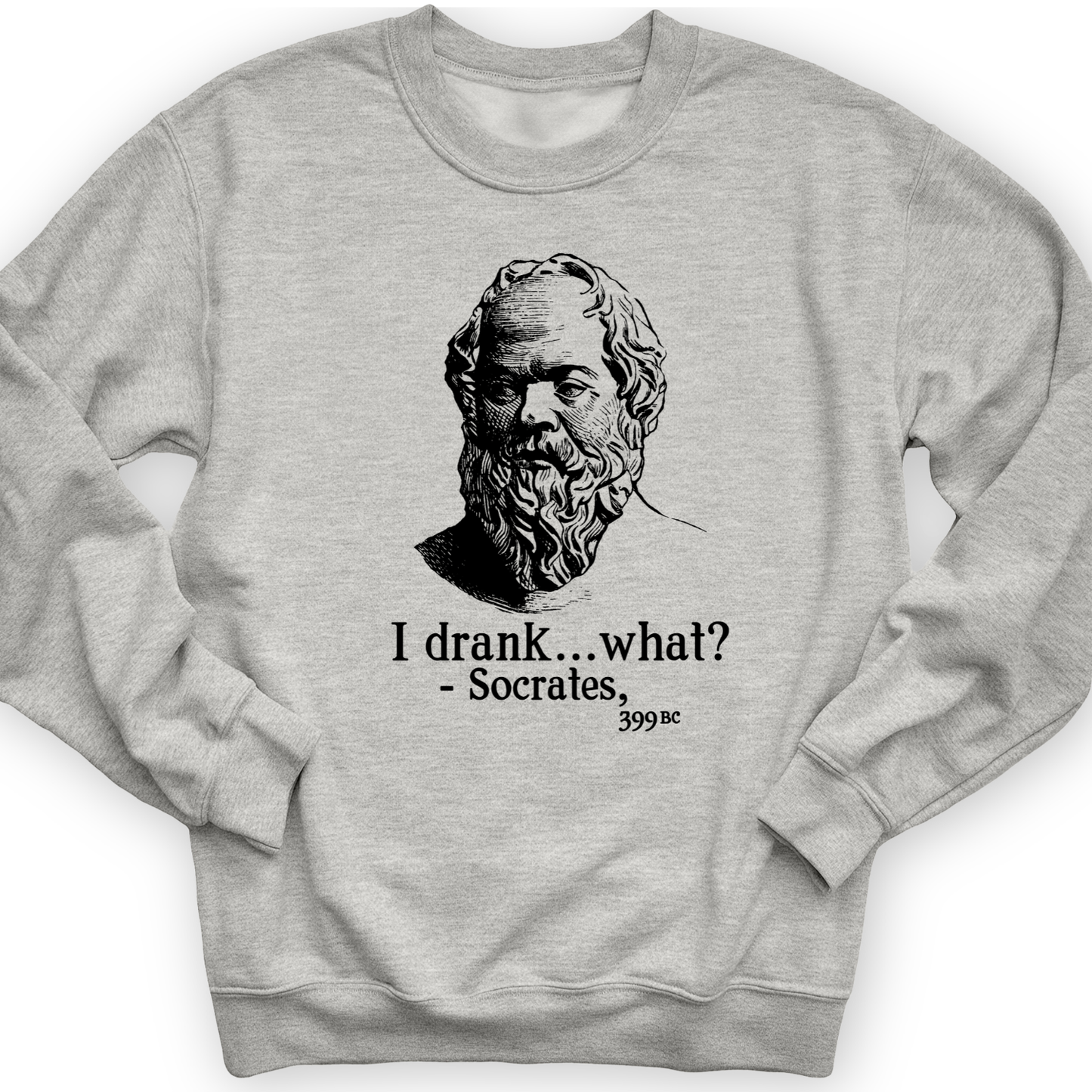 Socrates I Drank What Crewneck Sport Grey / S