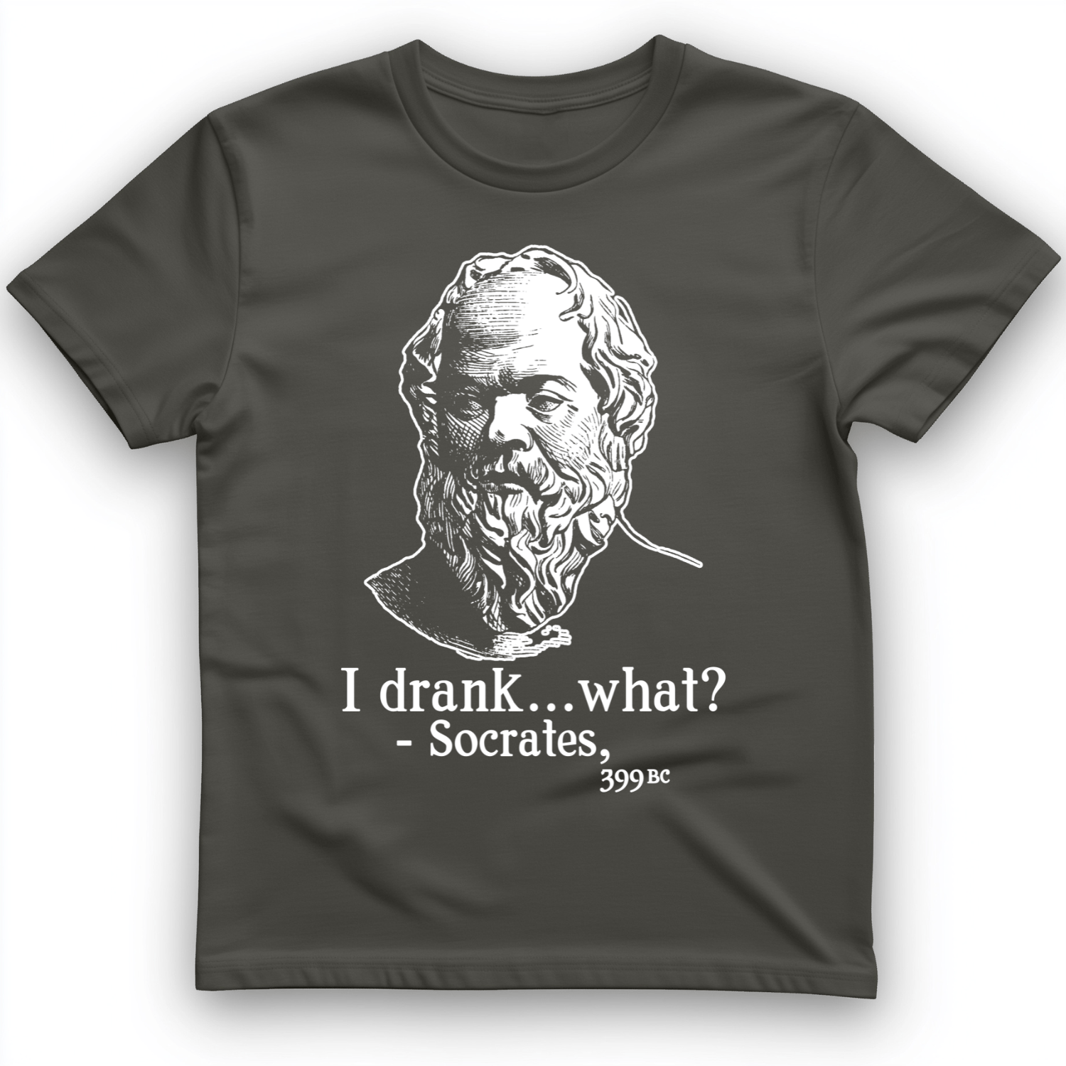 Socrates I Drank What T-Shirt Charcoal / S