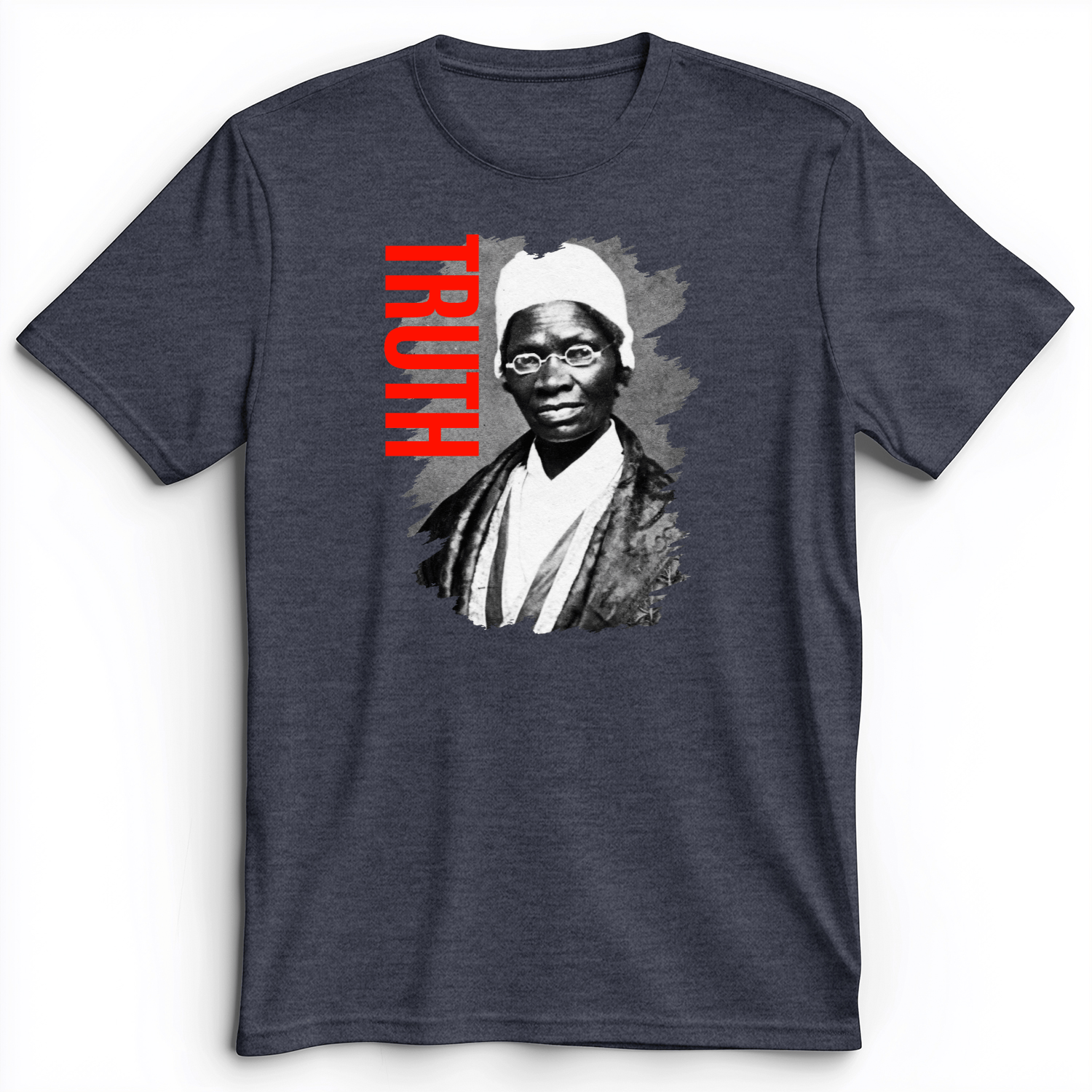 Sojourner Truth Premium Tee Heather Navy / S