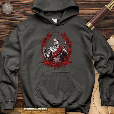 Soldier Holding Sword Hoodie Charcoal / S