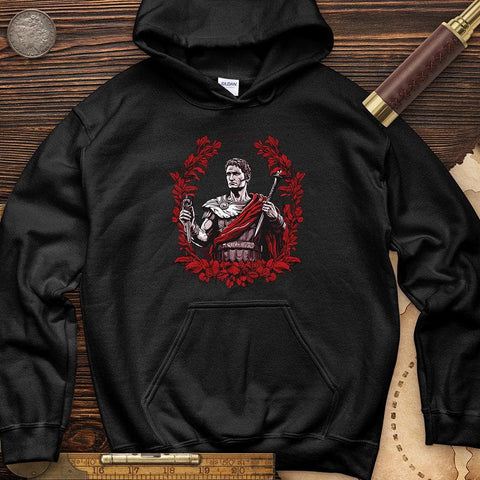 Soldier Holding Sword Hoodie Black / S