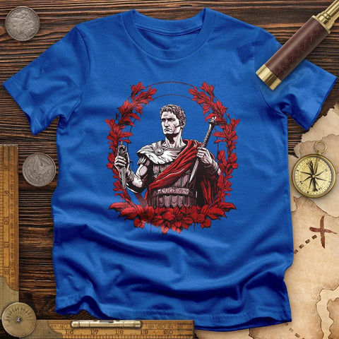 Soldier Holding Sword T-Shirt Royal / S