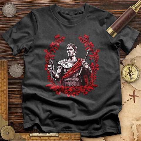 Soldier Holding Sword T-Shirt Charcoal / S