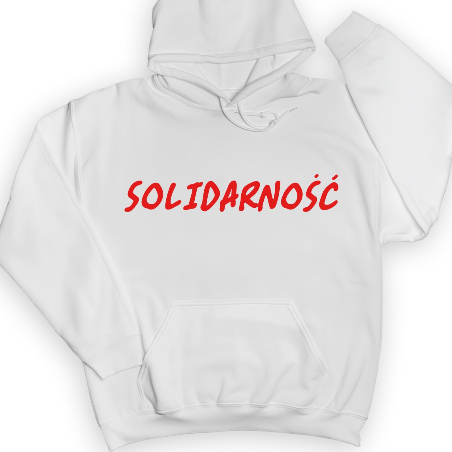 Solidarity Hoodie White / S