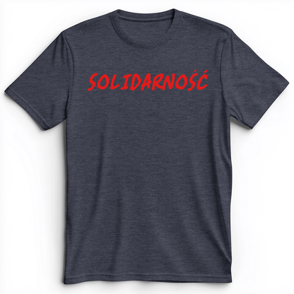 Solidarity Premium Tee Heather Navy / S