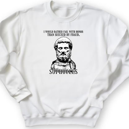 Sophocles Crewneck White / S