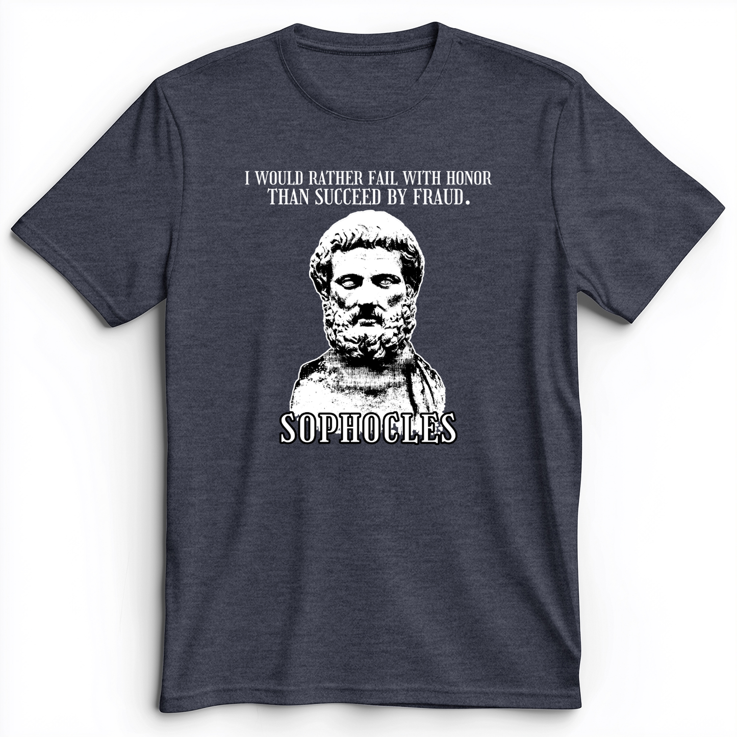 Sophocles Premium Tee Heather Navy / S