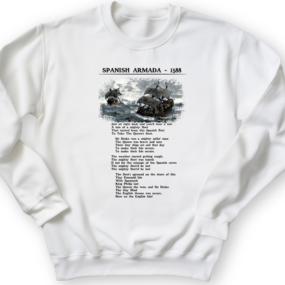 Spanish Armada Crewneck White / S
