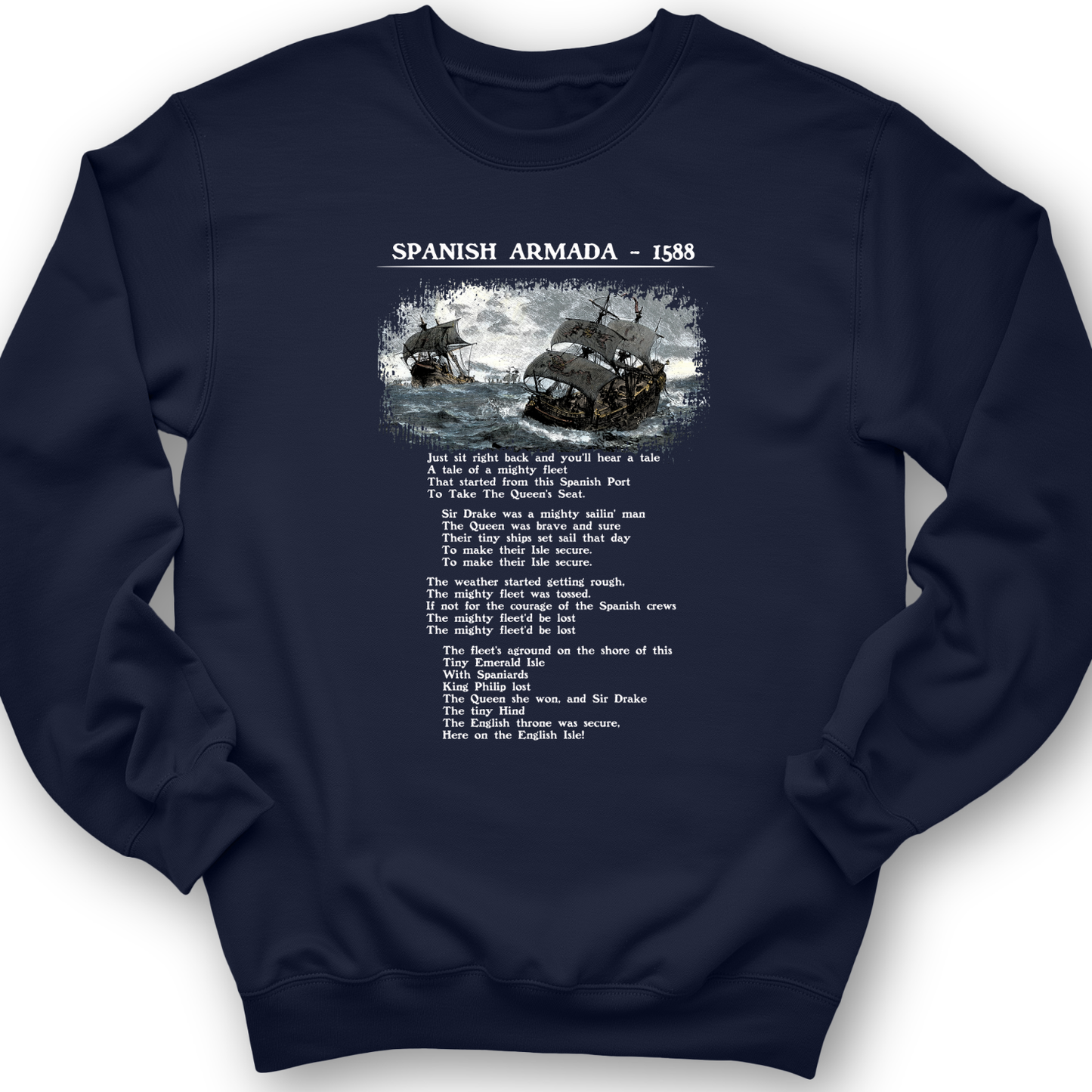 Spanish Armada Crewneck Navy / S