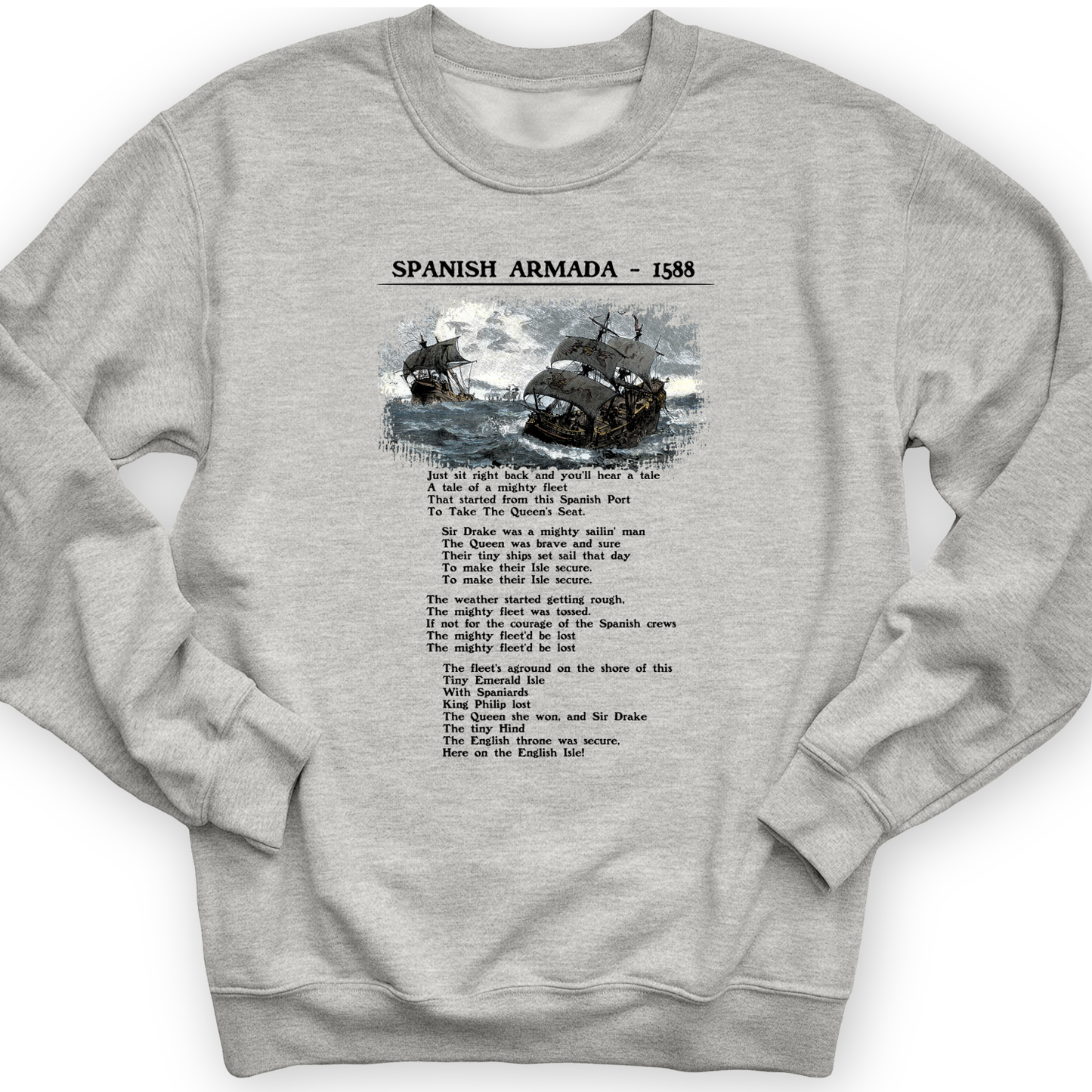 Spanish Armada Crewneck Sport Grey / S