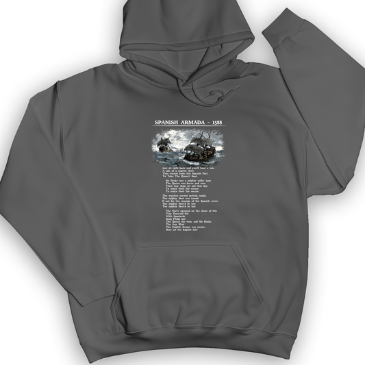 Spanish Armada Hoodie Charcoal / S
