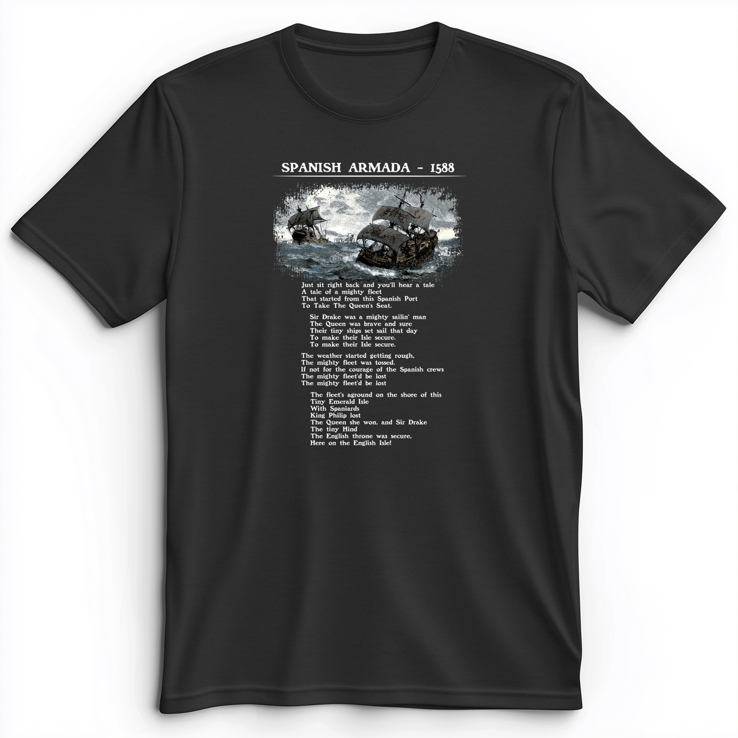 Spanish Armada Premium Tee Dark Grey Heather / S