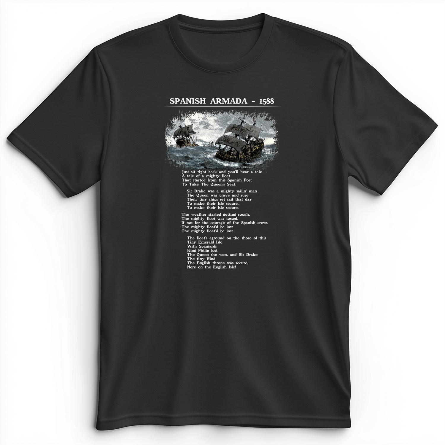 Spanish Armada Premium Tee Dark Grey Heather / S