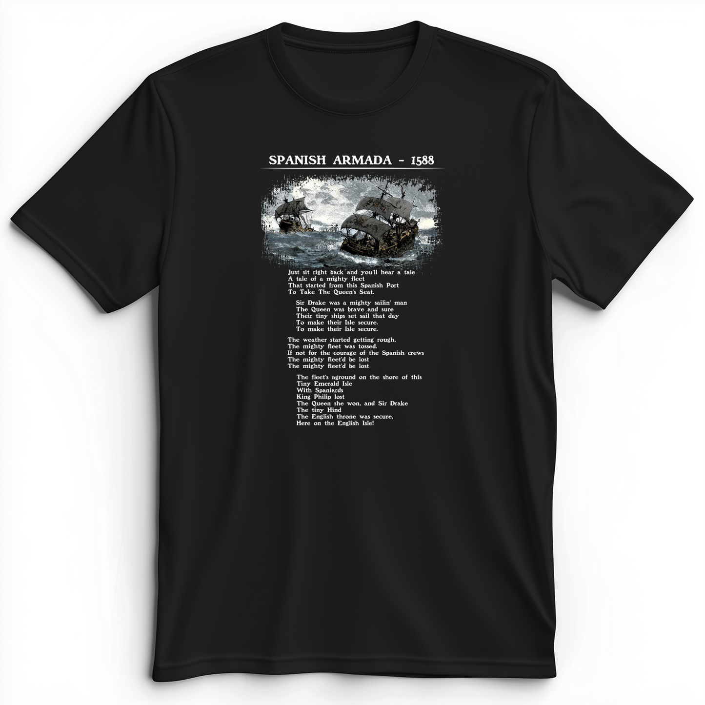 Spanish Armada Premium Tee Black / S