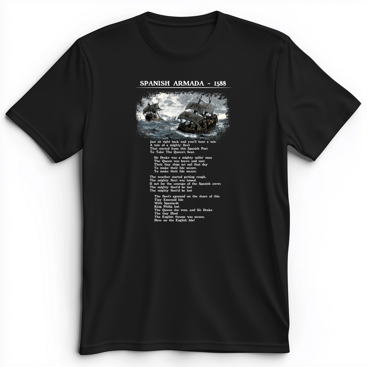 Spanish Armada Premium Tee Black / S