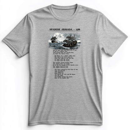 Spanish Armada Premium Tee Athletic Heather / S