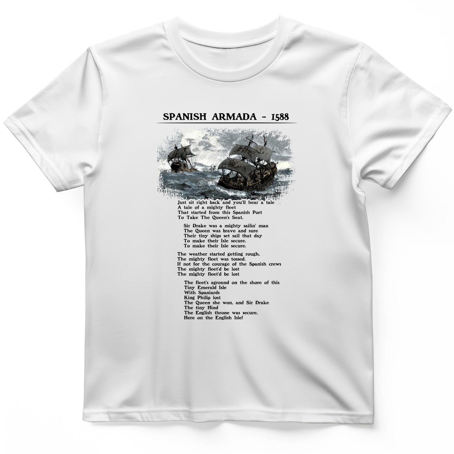 Spanish Armada T-Shirt White / S