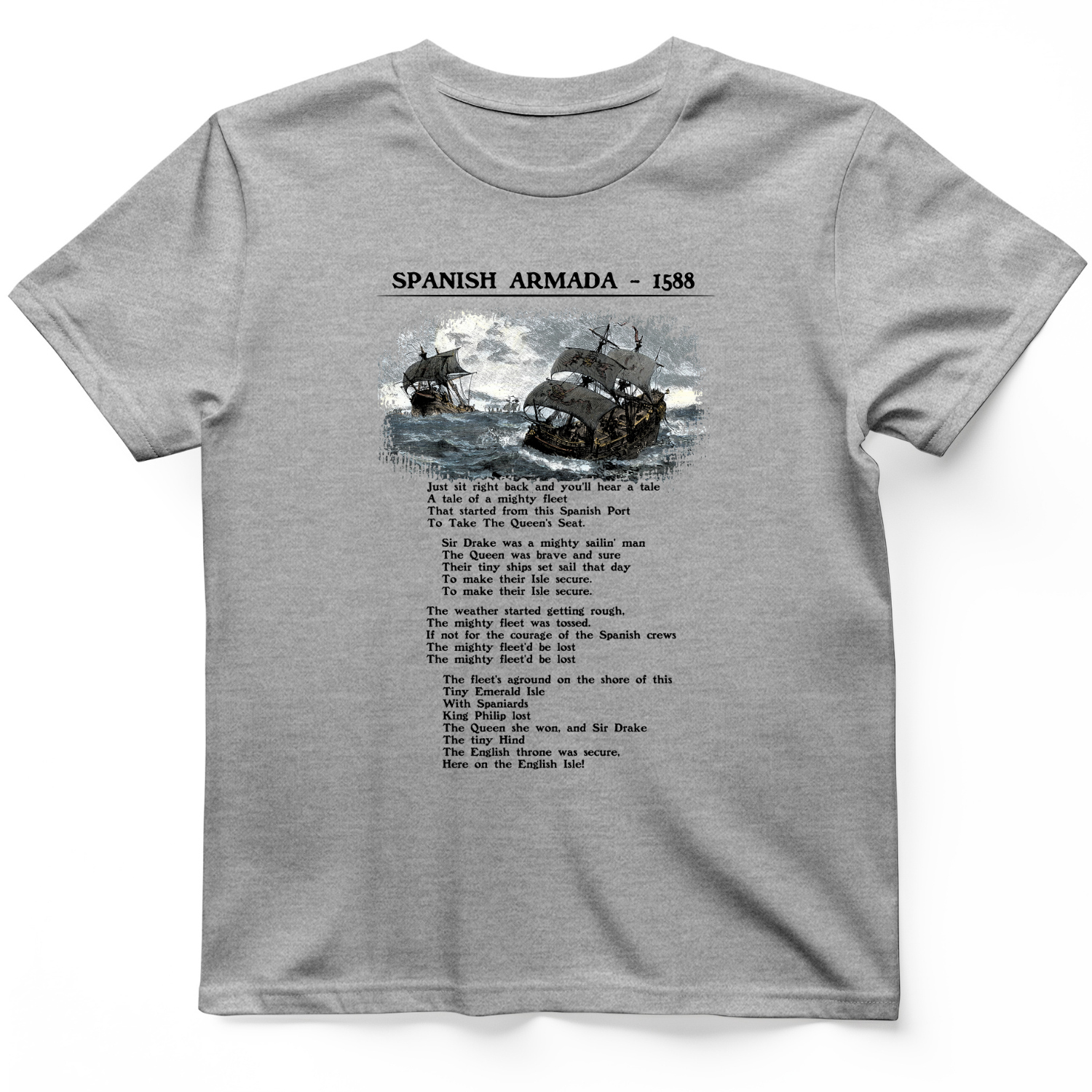 Spanish Armada T-Shirt Sport Grey / S