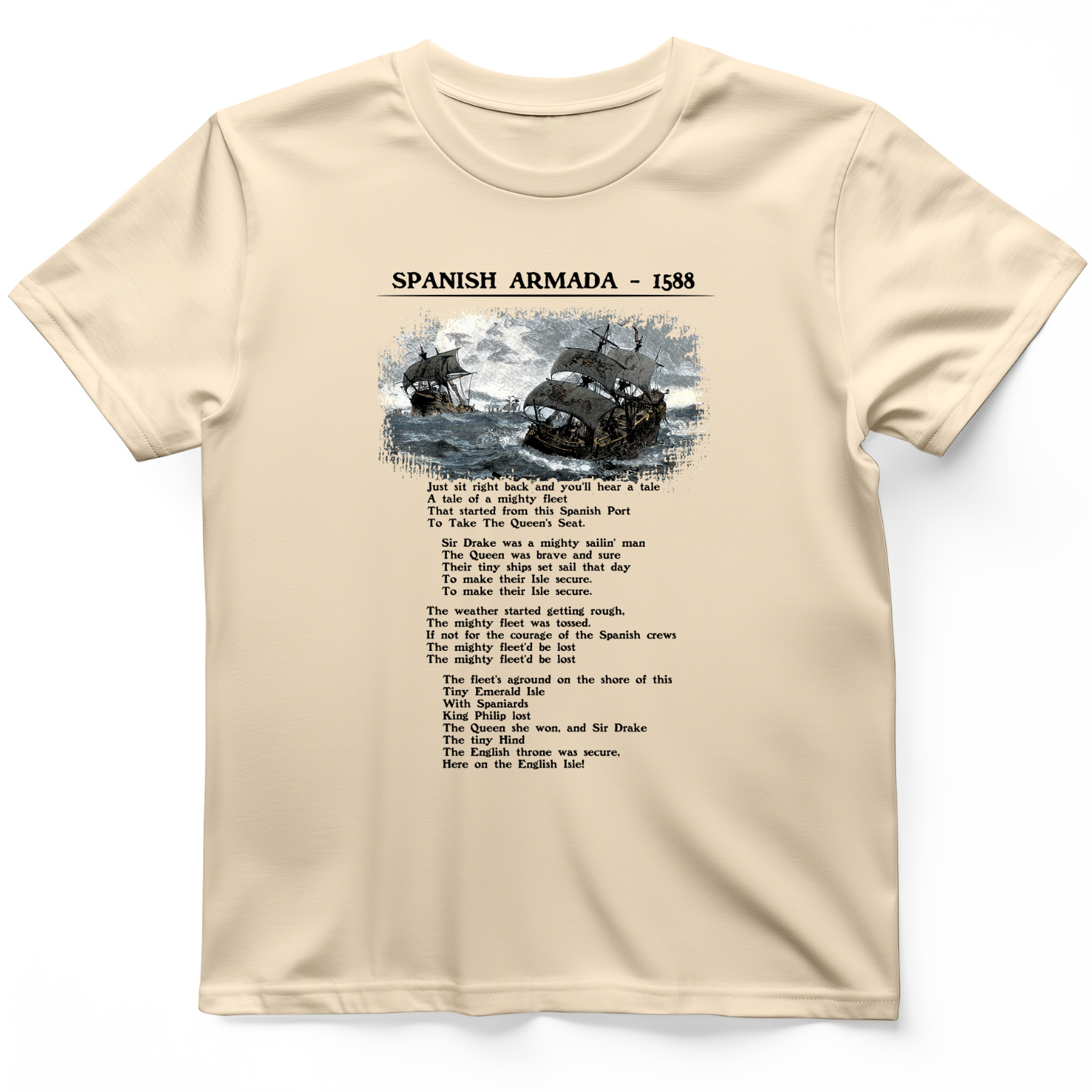 Spanish Armada T-Shirt Natural / S