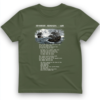 Spanish Armada T-Shirt Military Green / S