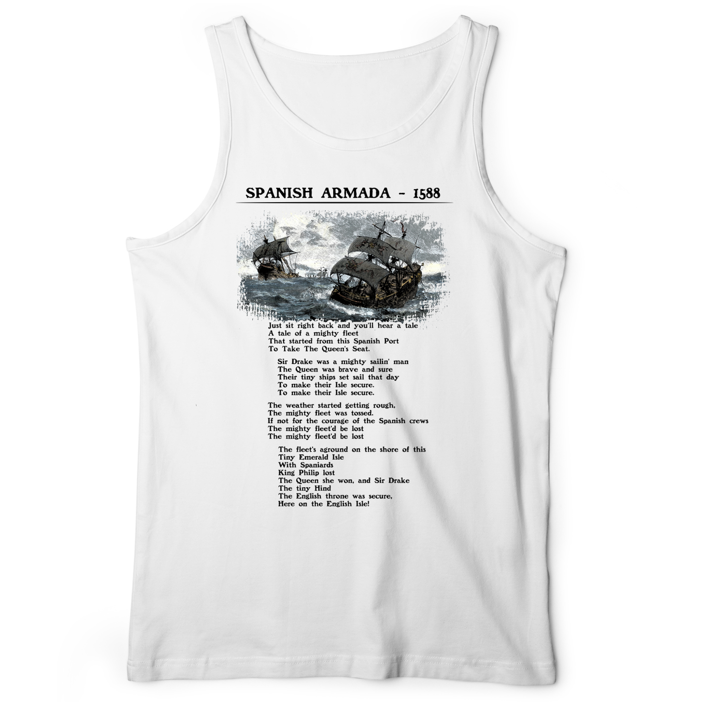Spanish Armada Tank White / XS