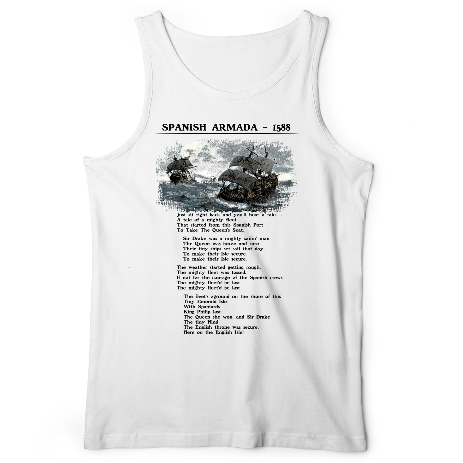 Spanish Armada Tank White / XS