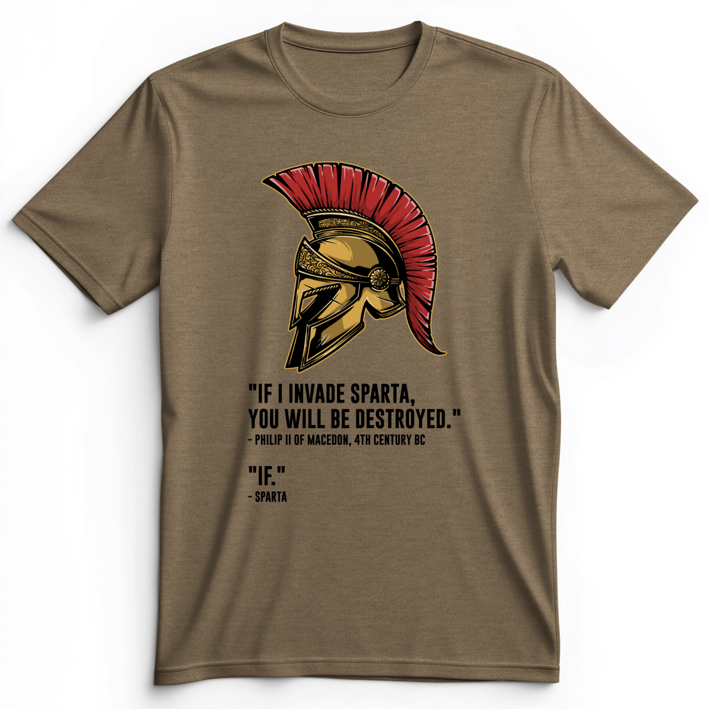Sparta - If Premium Tee Heather Olive / S