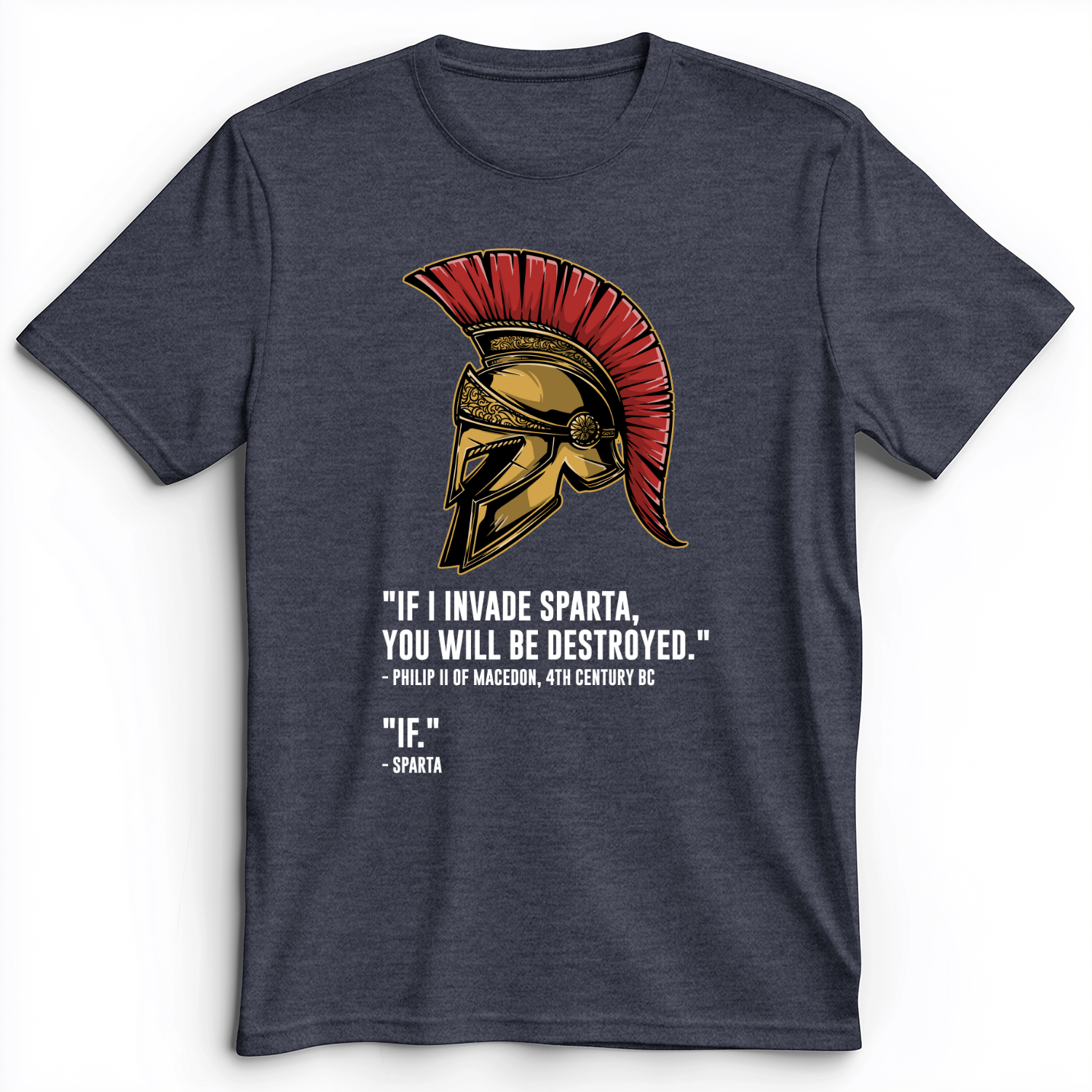 Sparta - If Premium Tee Heather Navy / S