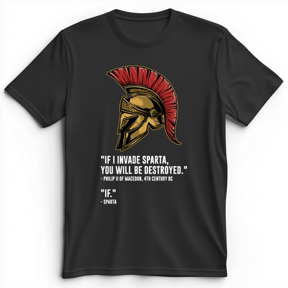 Sparta - If Premium Tee Dark Grey Heather / S