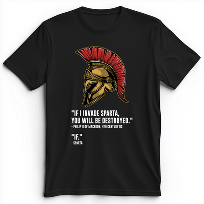 Sparta - If Premium Tee Black / S