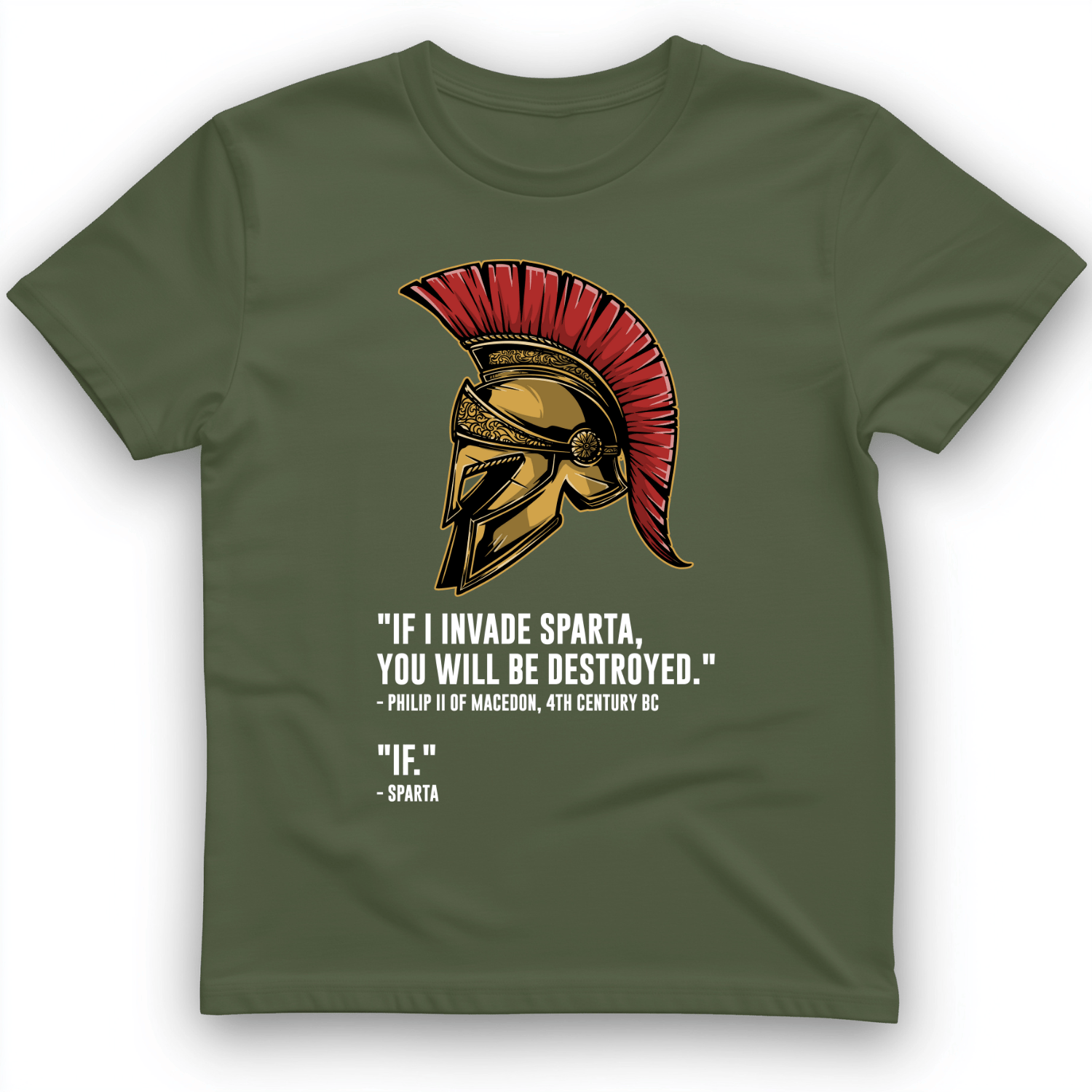 Sparta - If T-Shirt Military Green / S