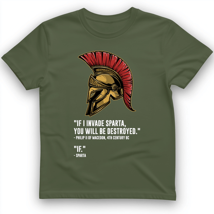 Sparta - If T-Shirt Military Green / S