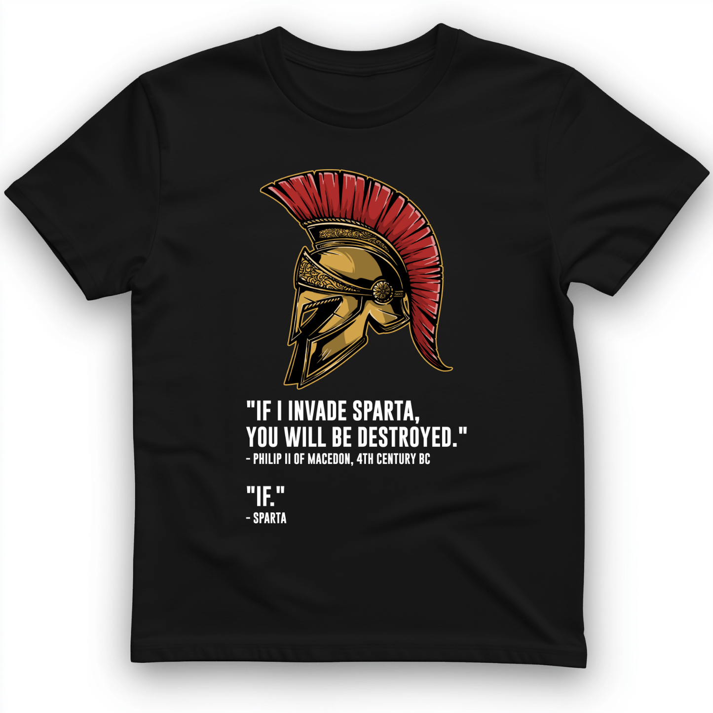 Sparta - If T-Shirt Black / S