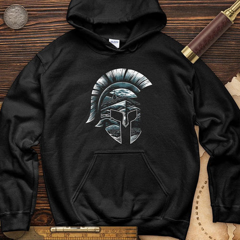 Spartan Helmet Hoodie Black / S