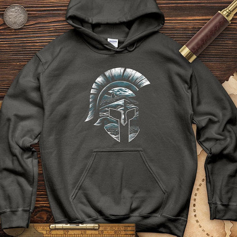 Spartan Helmet Hoodie Charcoal / S