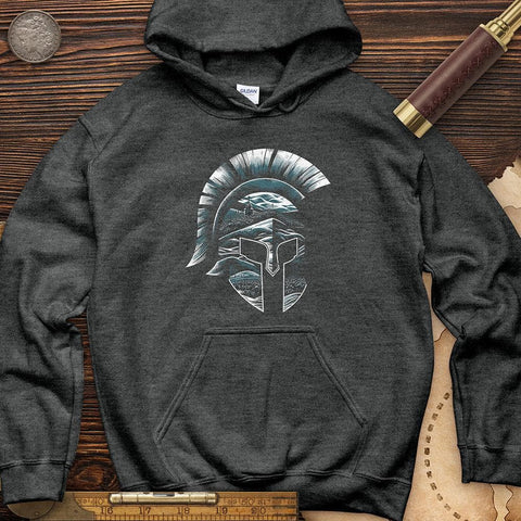 Spartan Helmet Hoodie Dark Heather / S