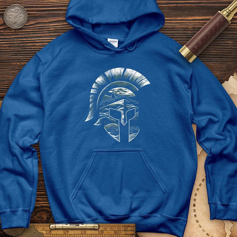 Spartan Helmet Hoodie Royal / S